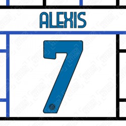 Alexis 7 (Official Inter Milan 2020/21 Away Club Name and Numbering)